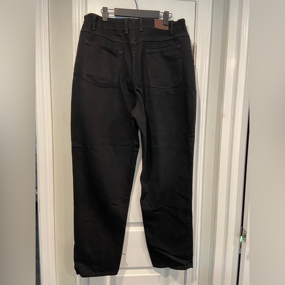 L.L. Bean Size 18 Original Fit Relaxed Comfort Waist Black Straight Leg Jeans - Picture 7 of 11